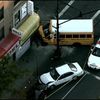 Photo: School Bus Crashes Into Brooklyn Building